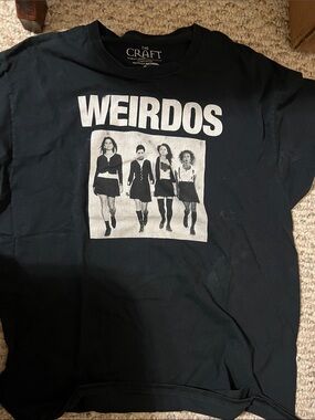 Ripple Junction Black 'WEIRDOS' Graphic Tee with White Print